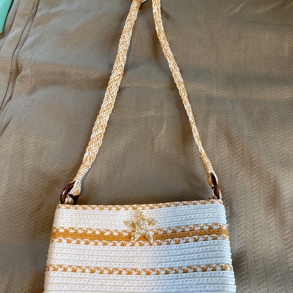 Cappelli crossbody straw , lined bag - Picture 2 of 3